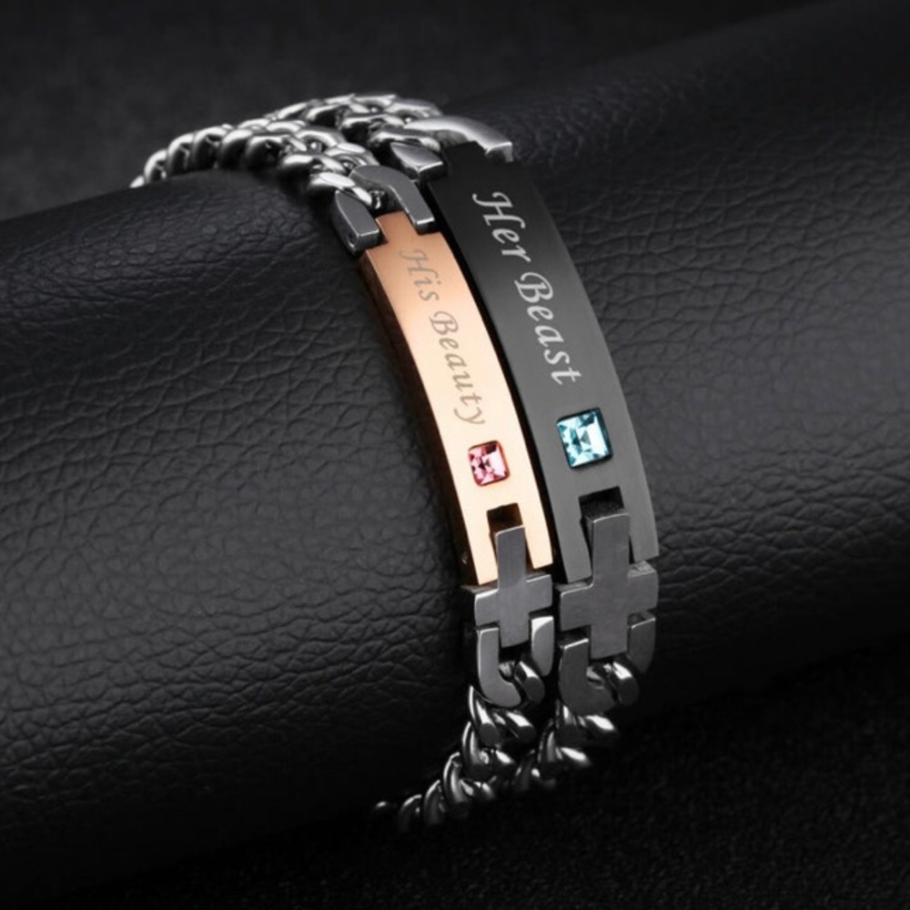 His Beauty, Her Beast Bracelets